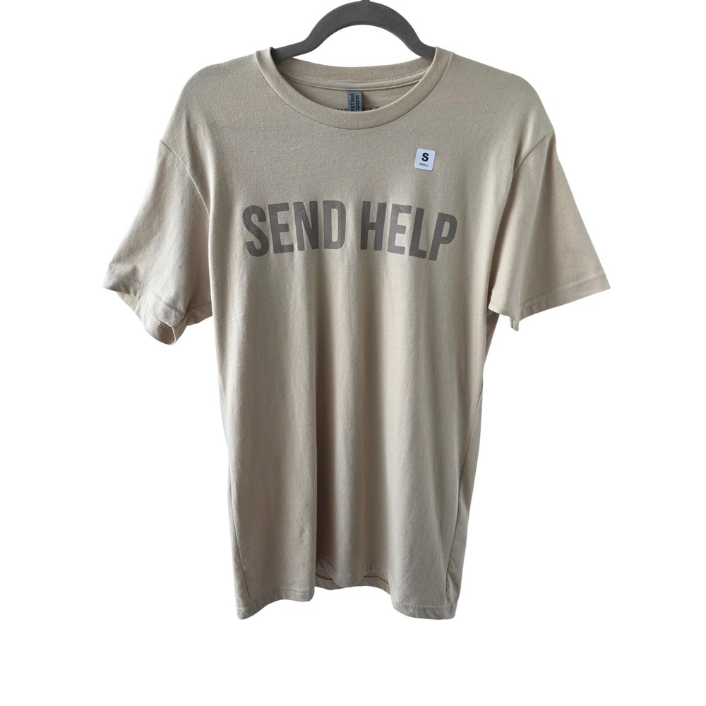 Sam Raimi Send Help 20th Century Studio Exclusive Crew Tee Tan Mens Unisex Small